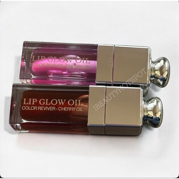 Dior Addict Lip Glow Oil Bundle of 2 - 063 Pink Lilac and 062 Bronzed Glow - Picture 1 of 8